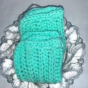 Hand Crafted Crocheted Two 100% Cotton All Purpose Dish or Wash Cloths